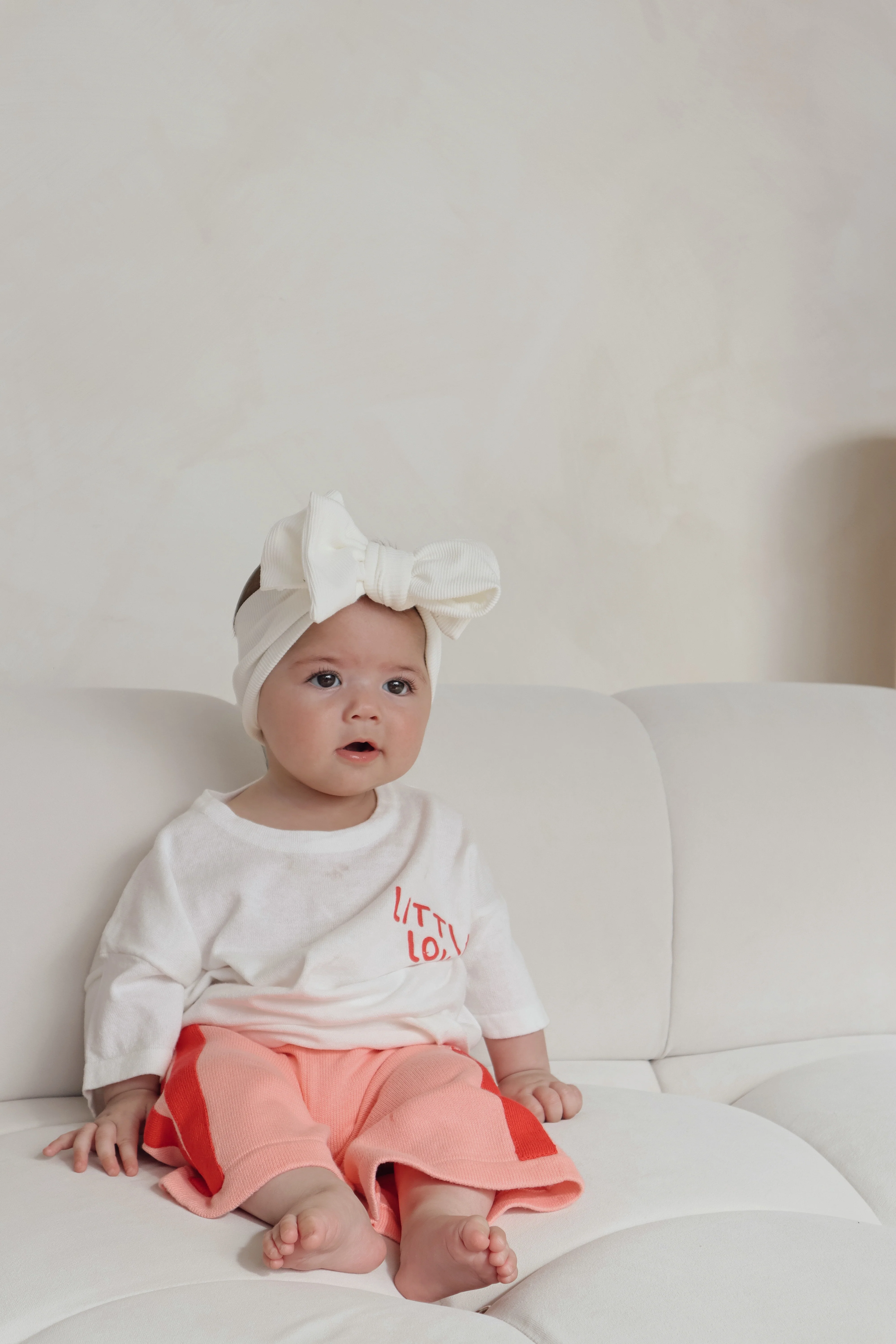 Quinn Pant - Mini - Pink with Red Stripes - Image 2