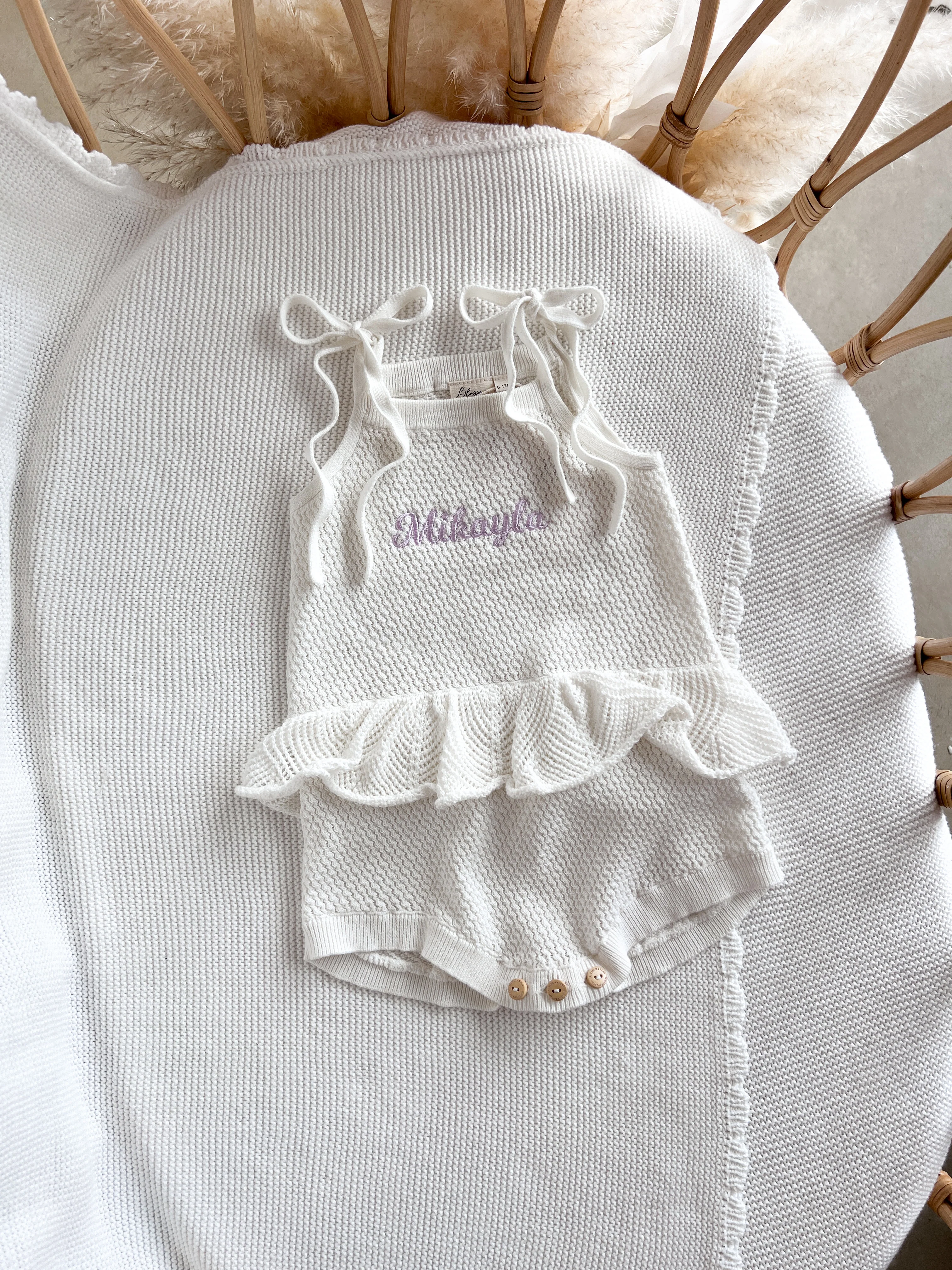 Pearl Knit Romper - Image 4