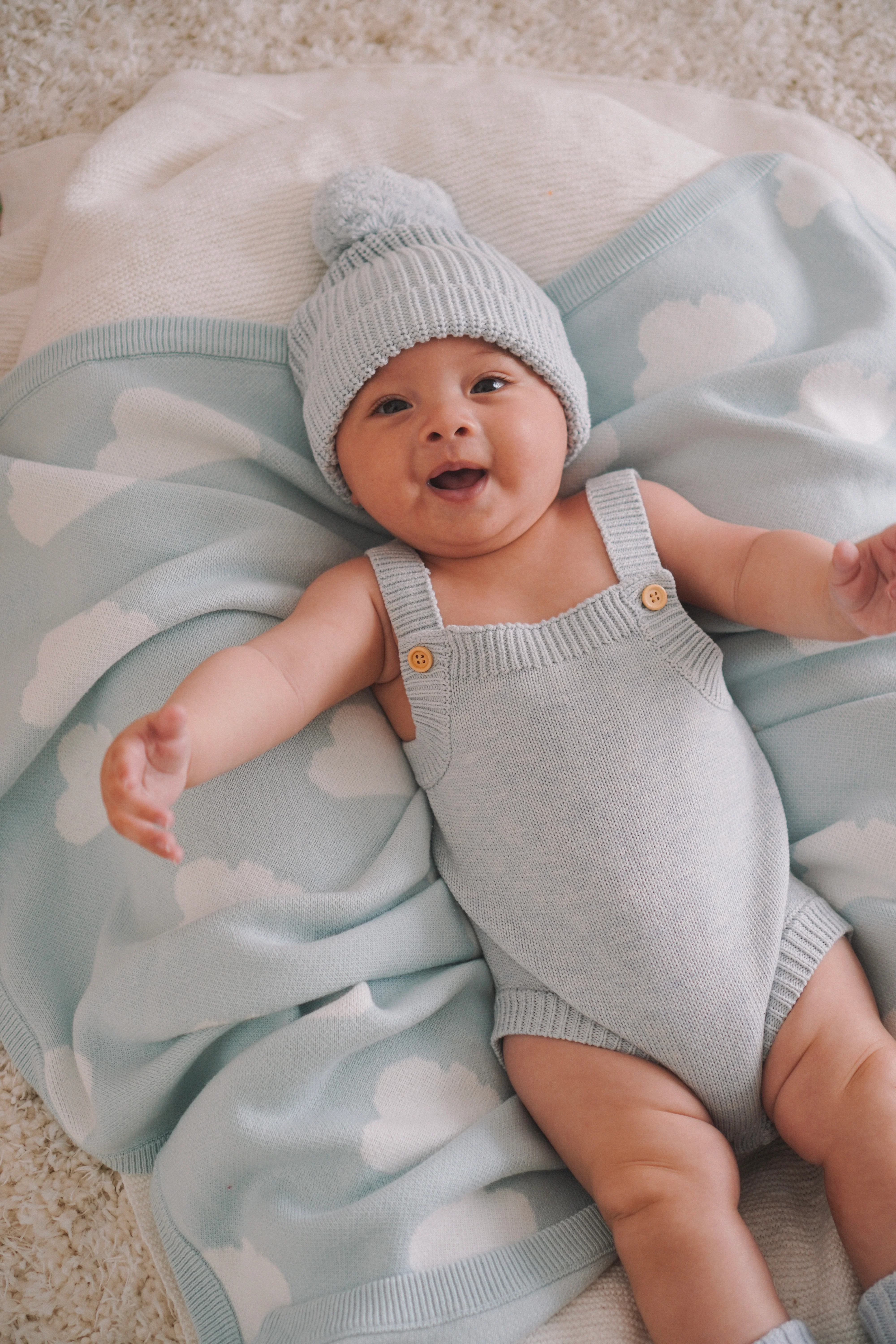 Powder Blue Singlet Romper Bundle - Image 3