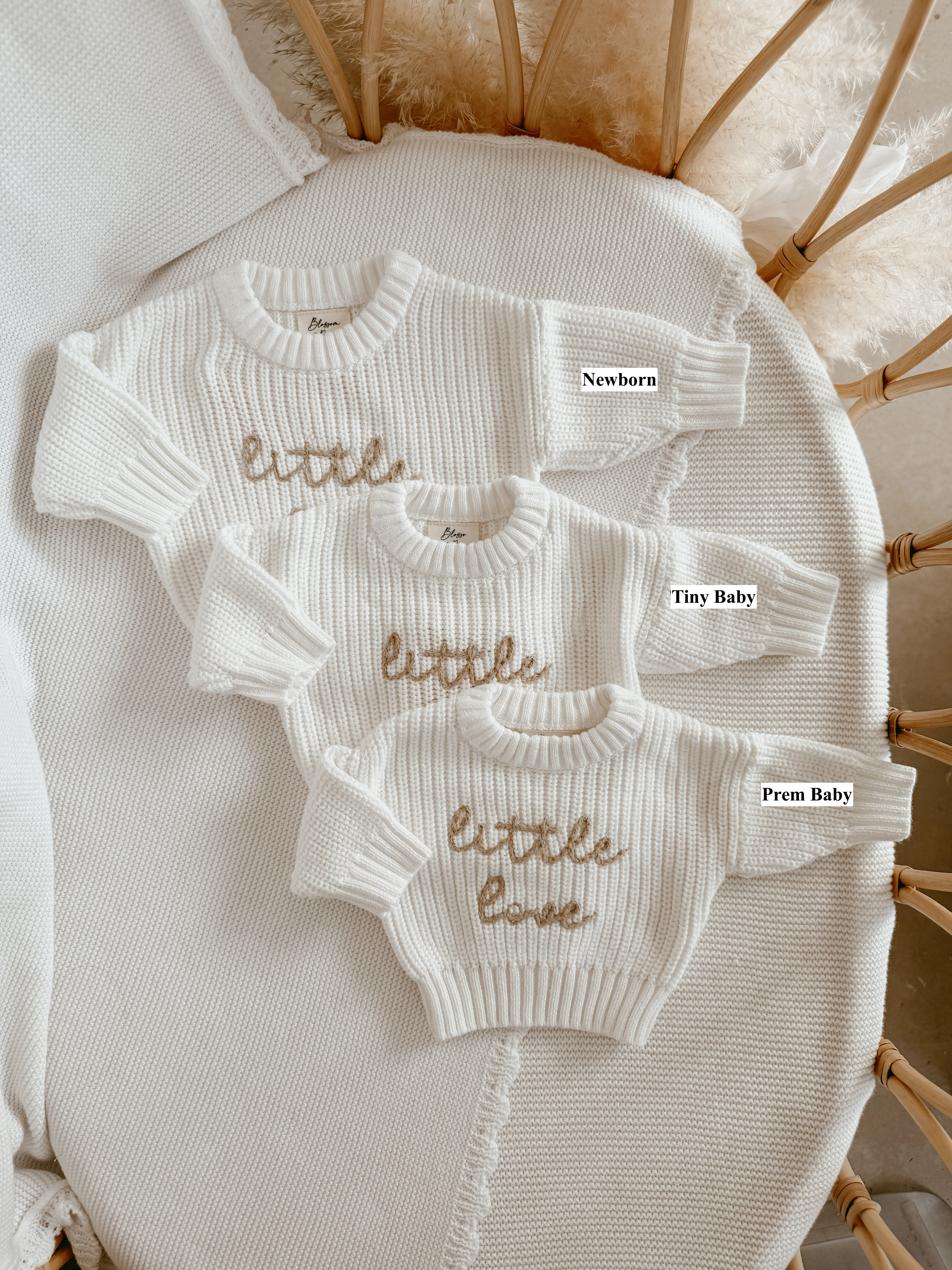 Petite - 'Little Love' Mini Knit Sweater - Milk - Image 5