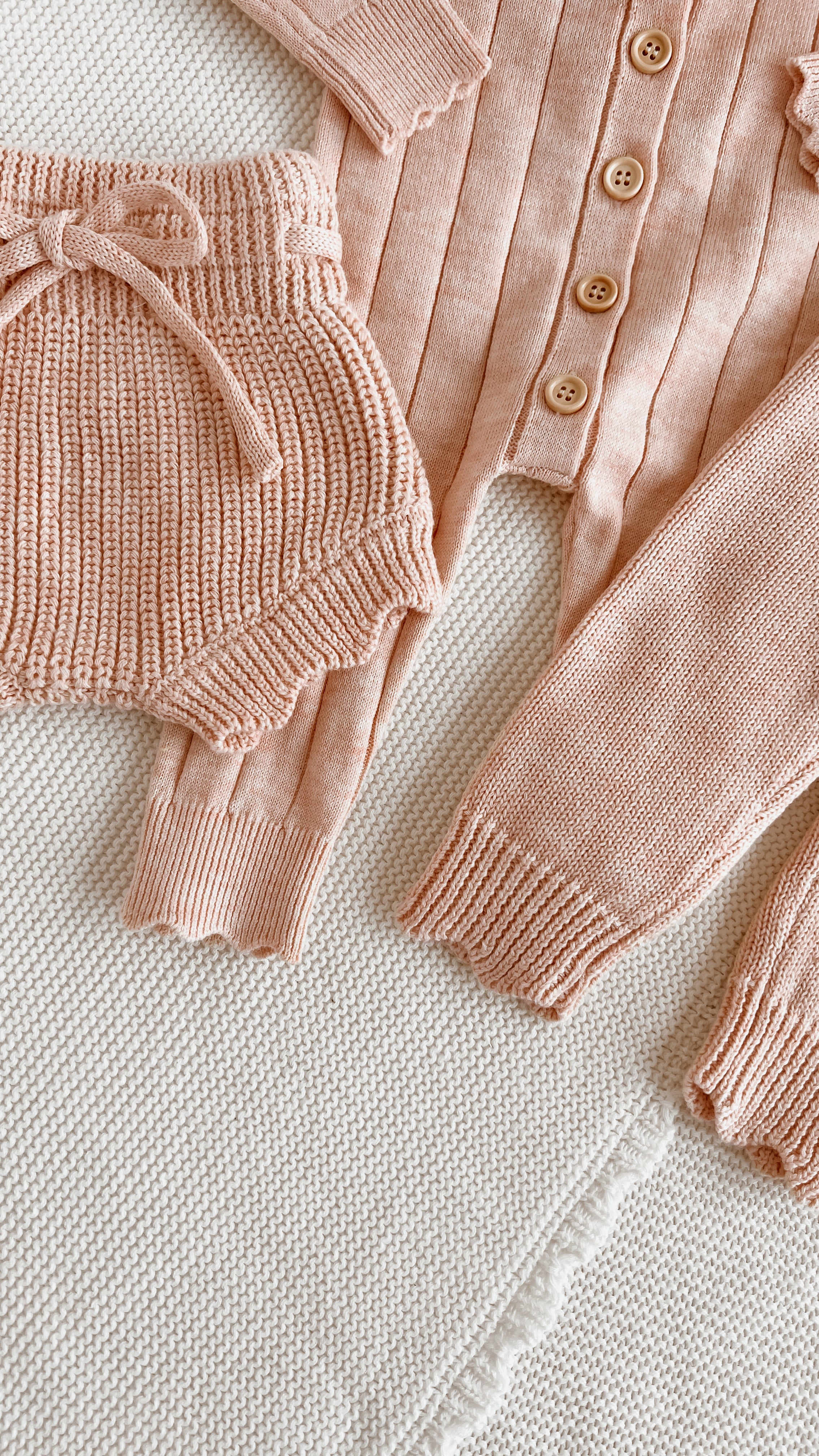 Ribbed Knit Romper - Pink Lemonade - Image 7