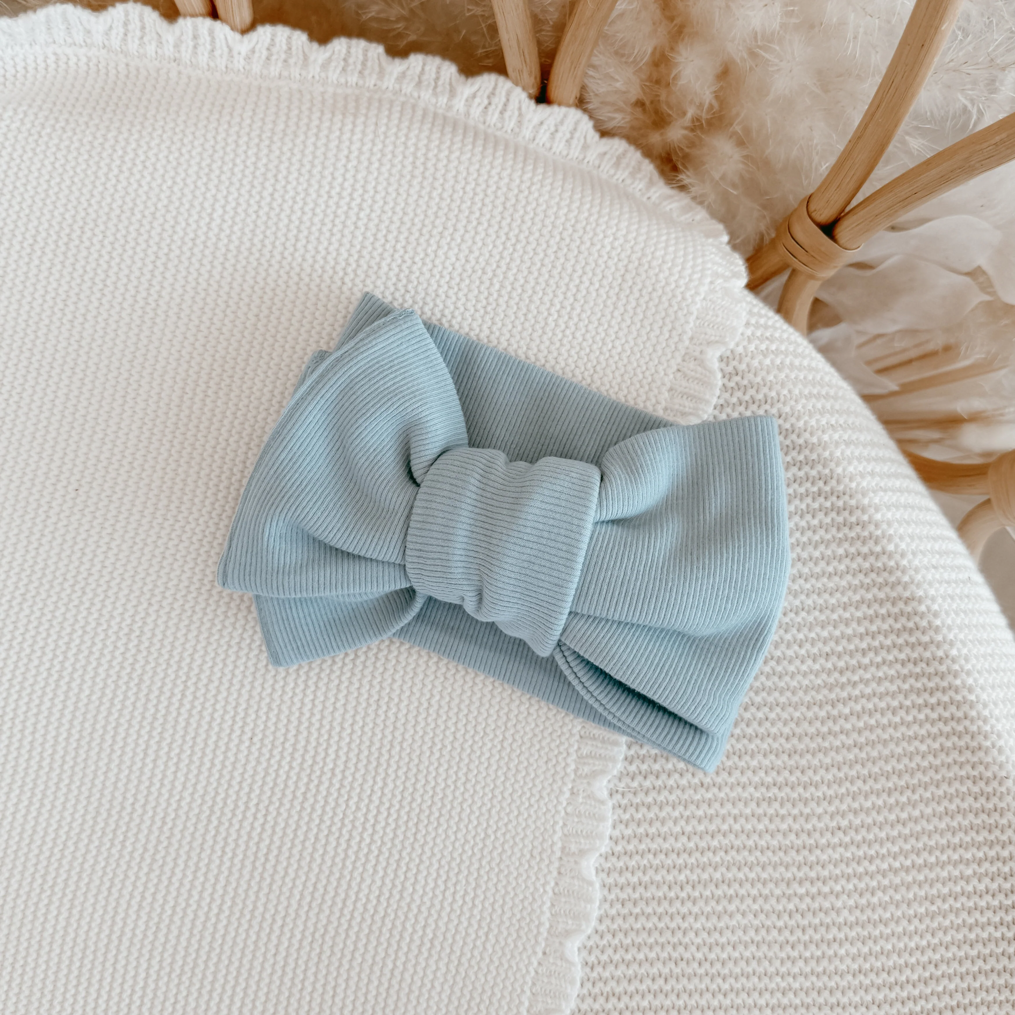 Cotton Topknot - Baby Blue - PRE ORDER - Est. Dispatch Mid-August