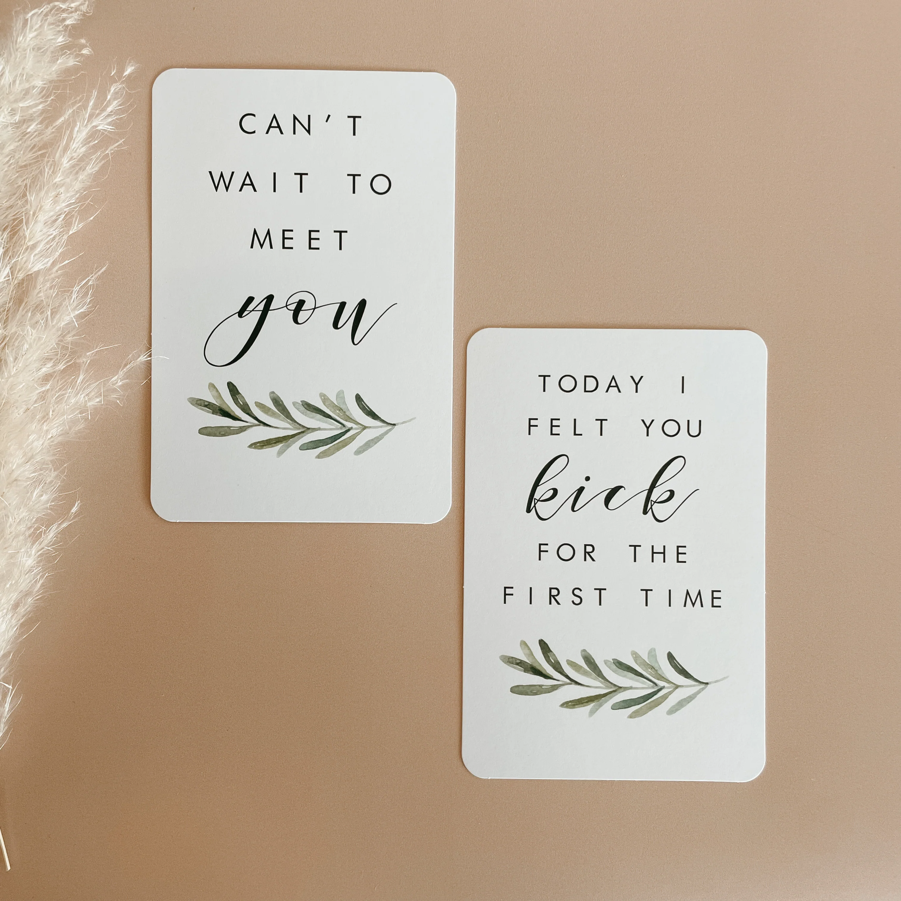 SALE Pregnancy Milestone Cards - Lush Collection - Image 7