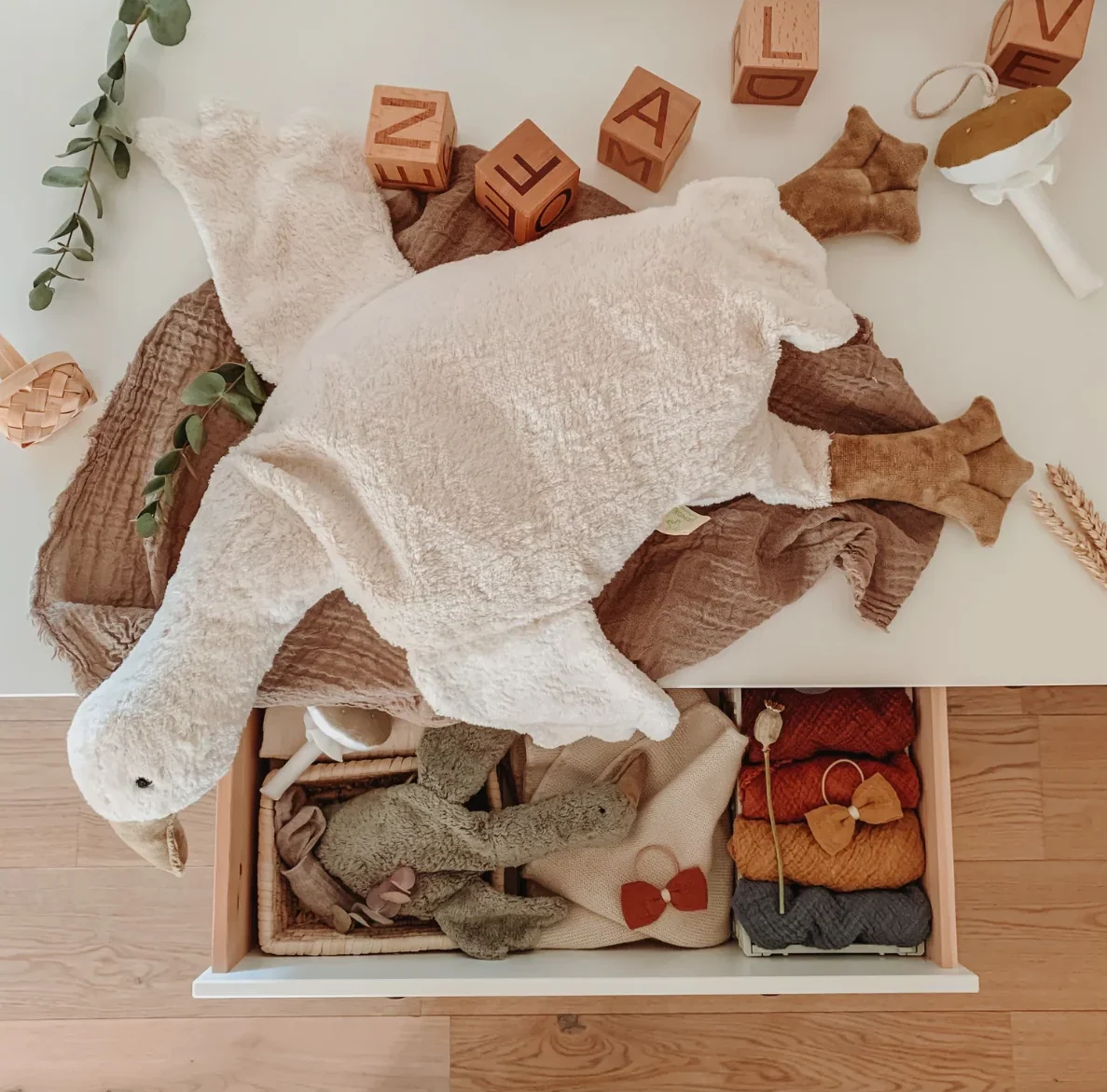 Senger Cuddly Animal LARGE - Goose with removable Heat/Cool Pack - PRE ORDER - Est. Dispatch Late July - Image 5