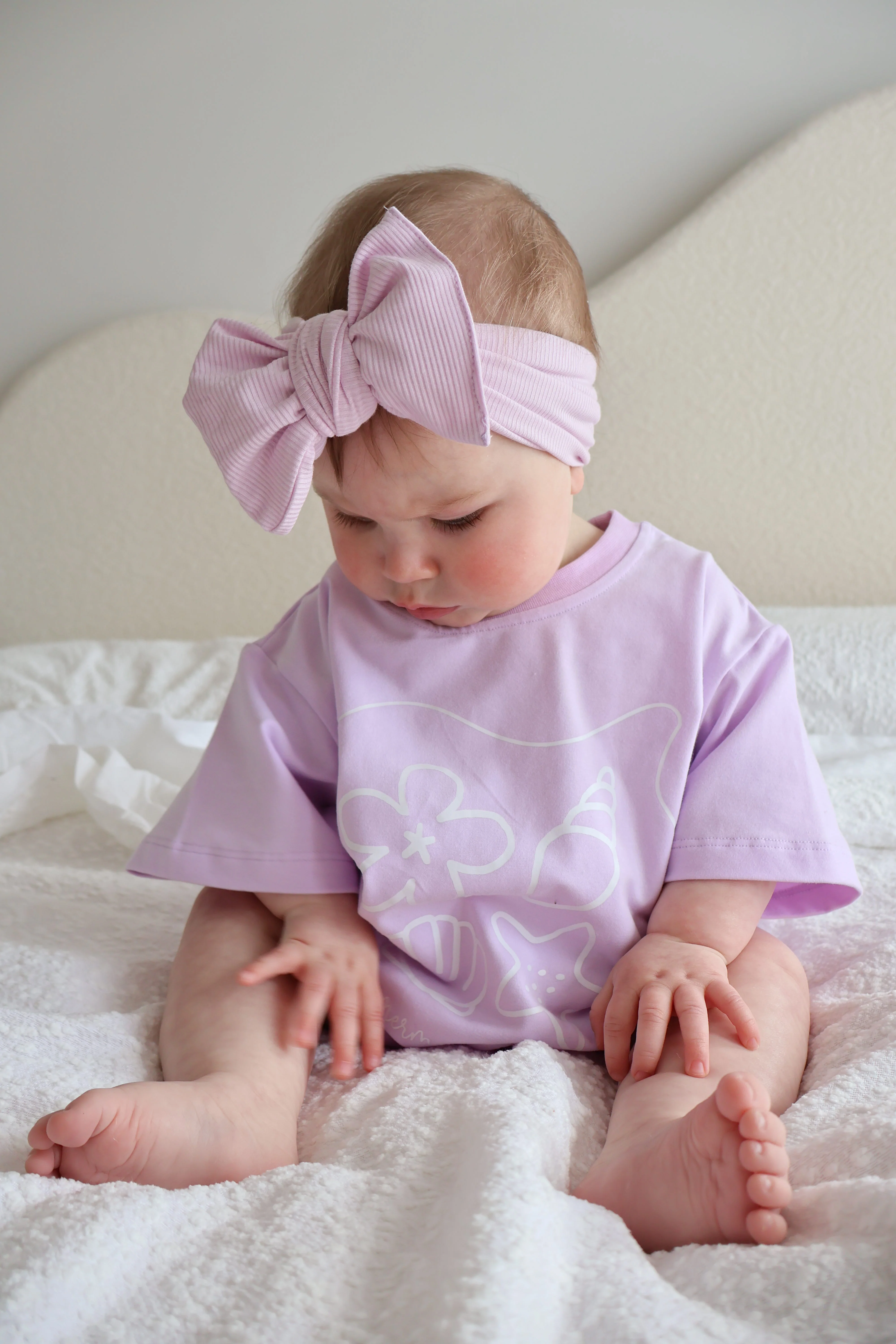 Lavender 'Mermaid Vibes' Oversized Slouch Romper - Image 11