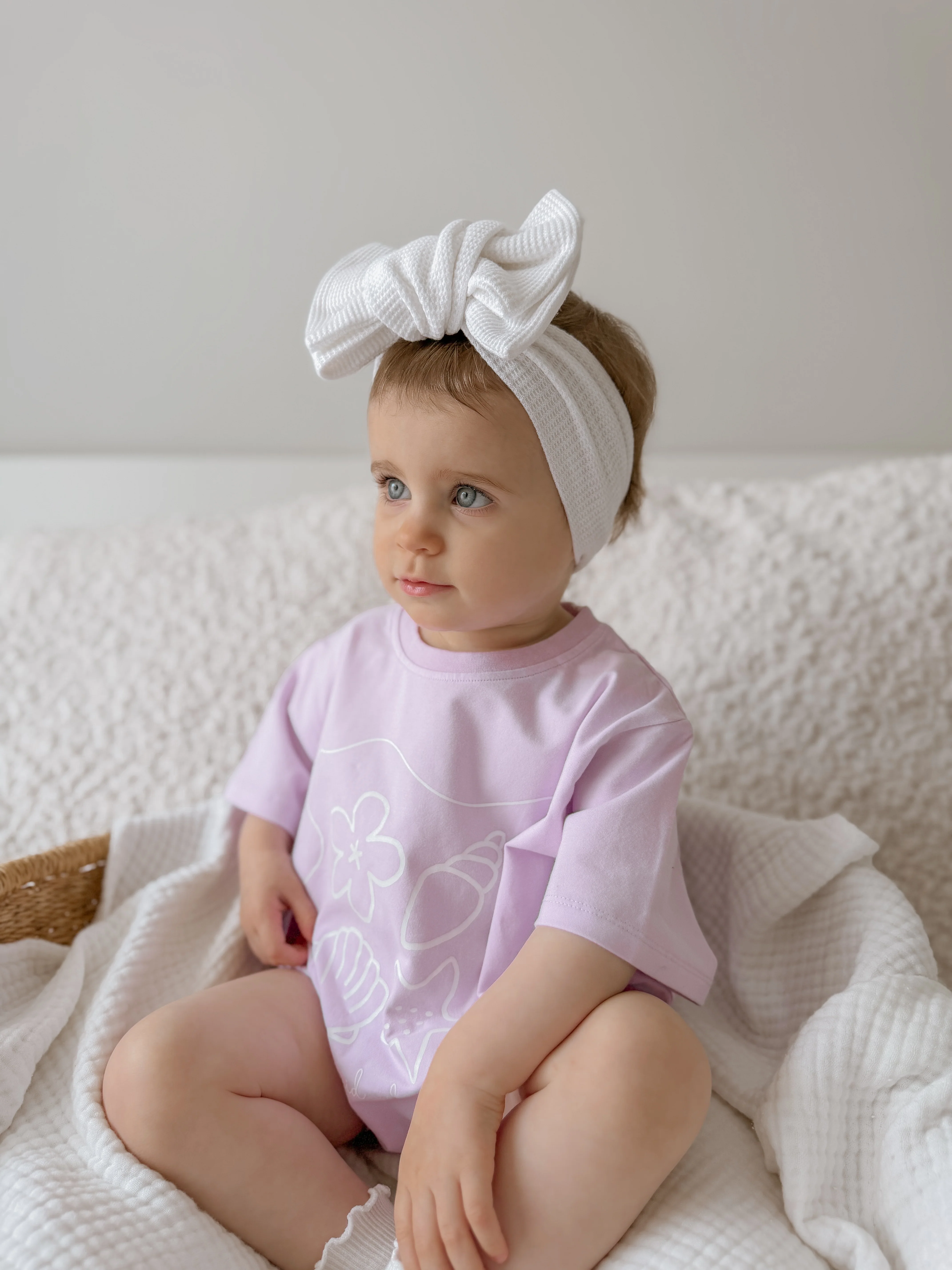 Lavender 'Mermaid Vibes' Oversized Slouch Romper - Image 4