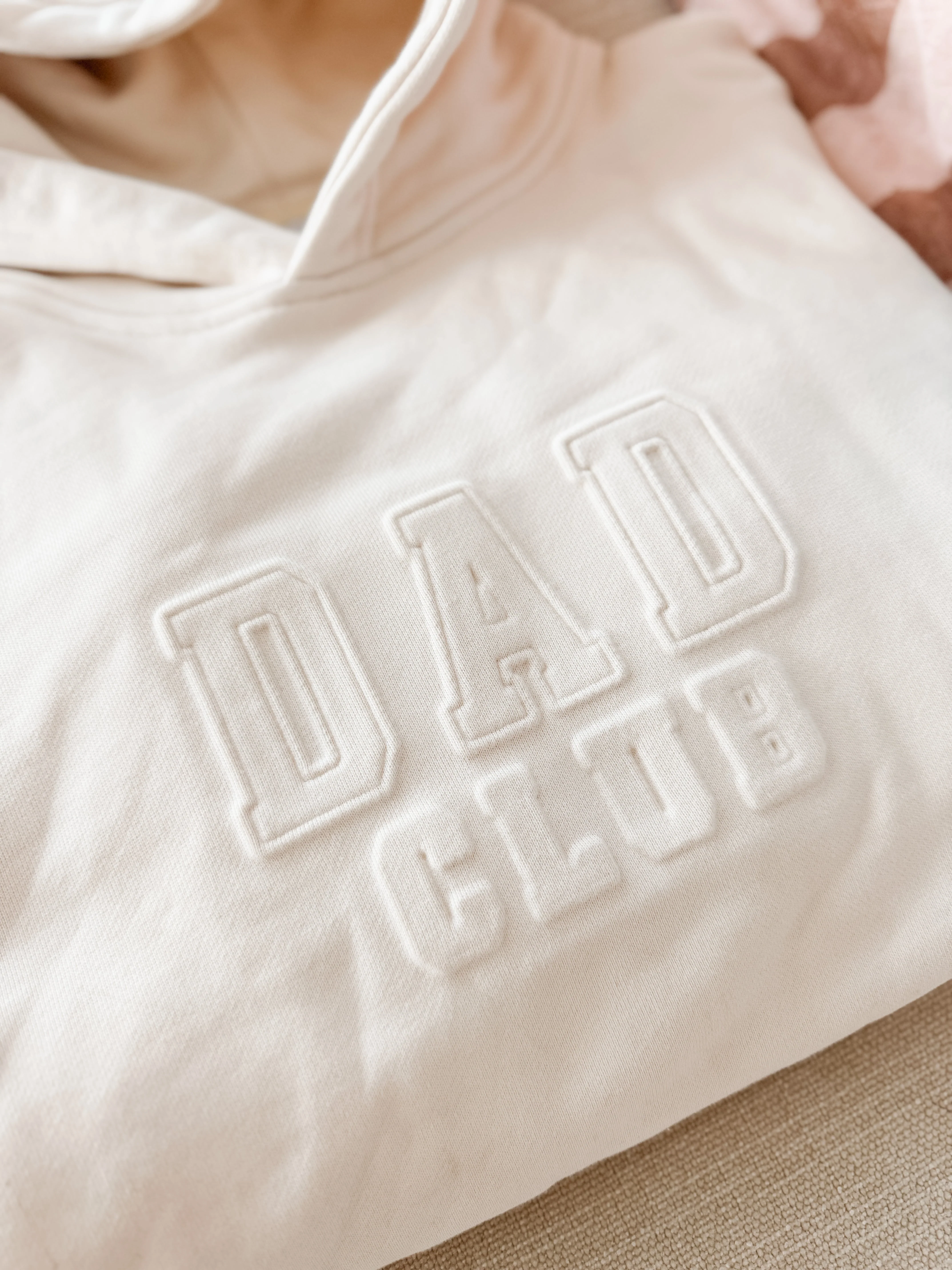 The 'Dad Club' Hoodie - Cream - Image 8