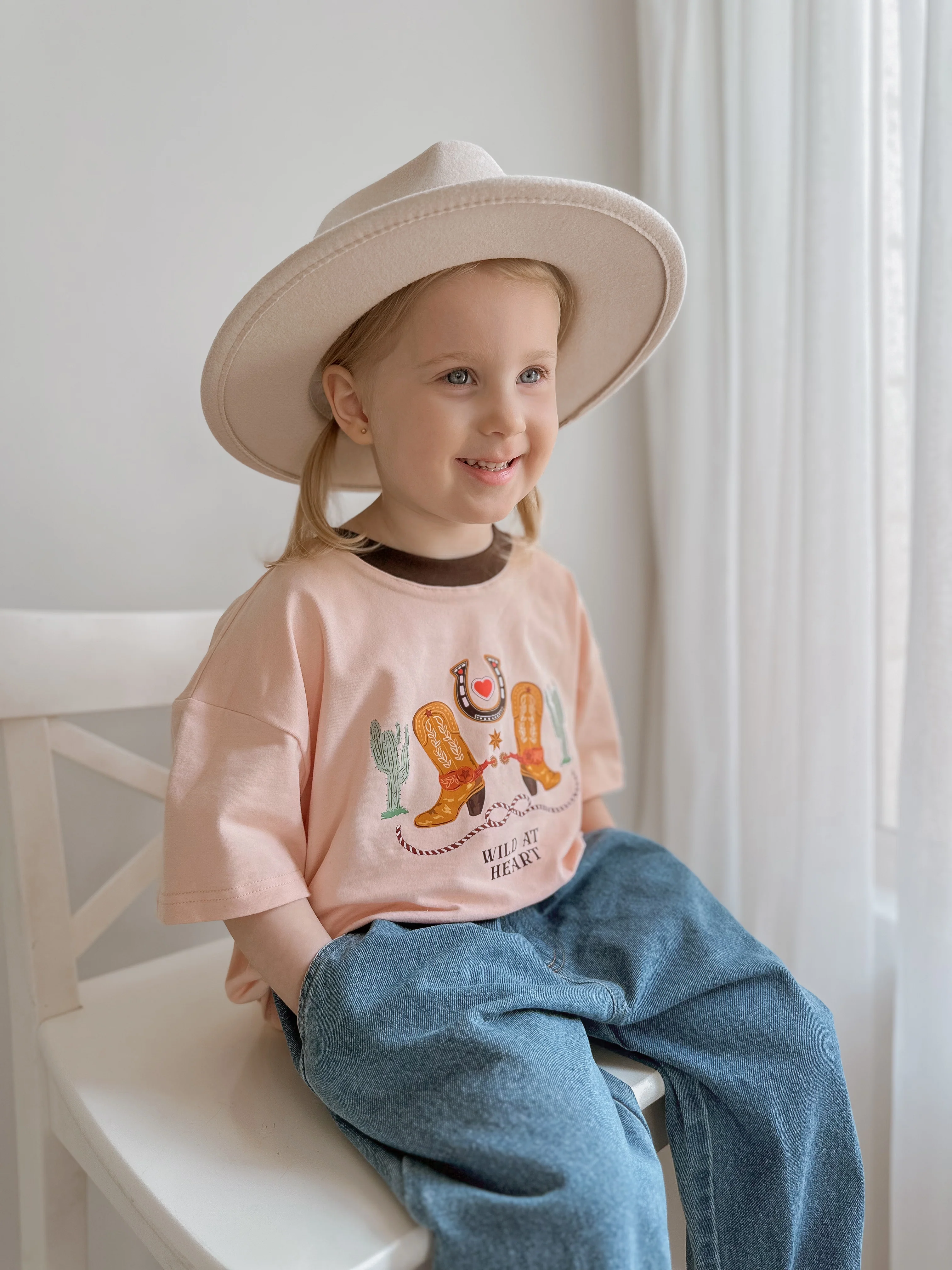 Kids 'Wild at Heart' Slouch Tee - Image 5