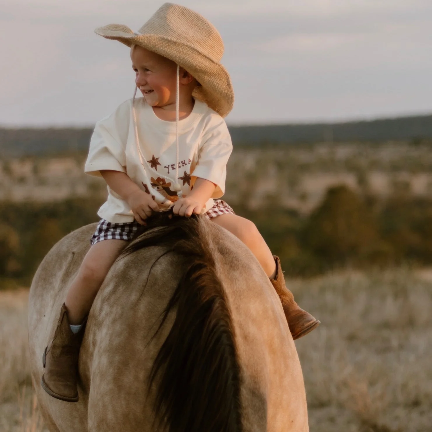 'Yeehaw' Slouch Tee - Buttermilk - Image 2